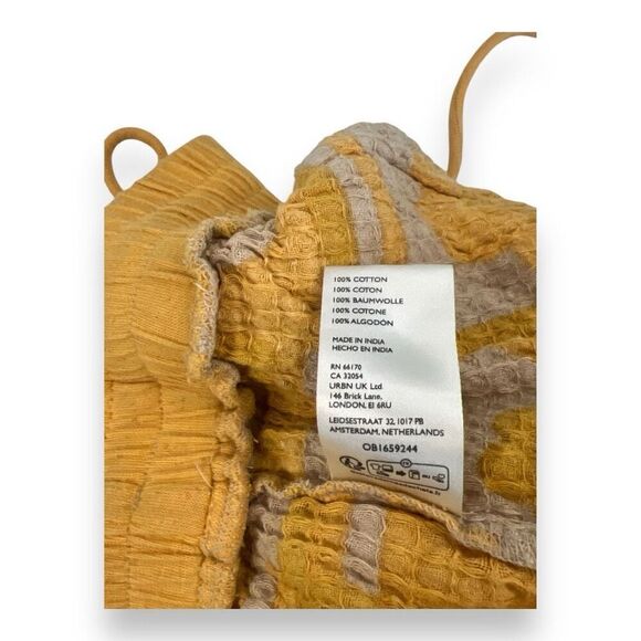 Free People Intimately Lazy Dazy Shorts Size Extra Large Yellow Tan - Picture 5 of 6